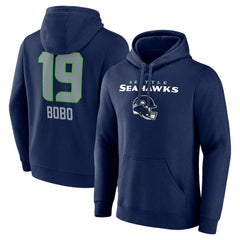 Seattle Seahawks  Jake Bobo  Team Wordmark Player Name & Number Pullover Hoodie