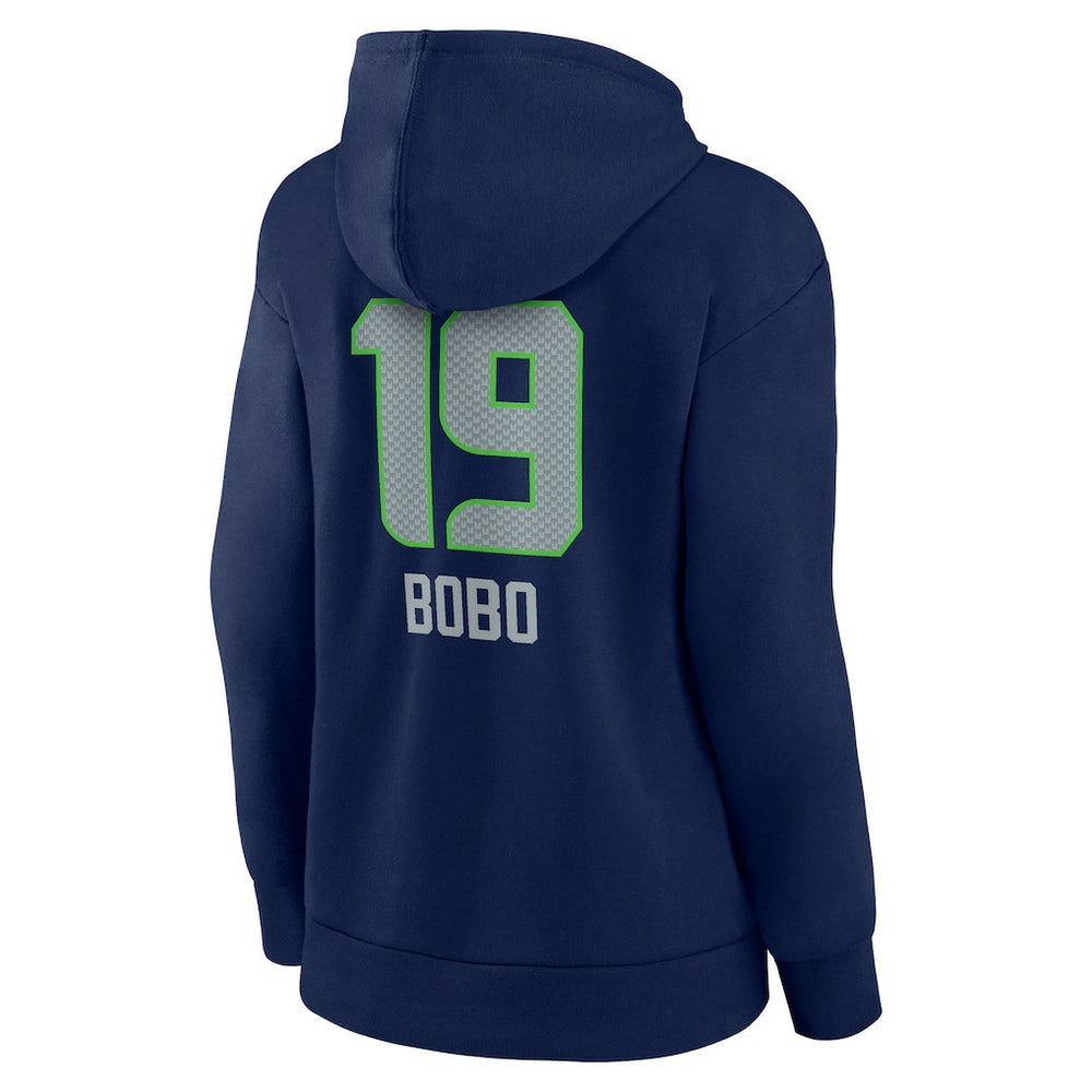 Seattle Seahawks  Jake Bobo  Women's Team Wordmark Player Name & Number Pullover Hoodie