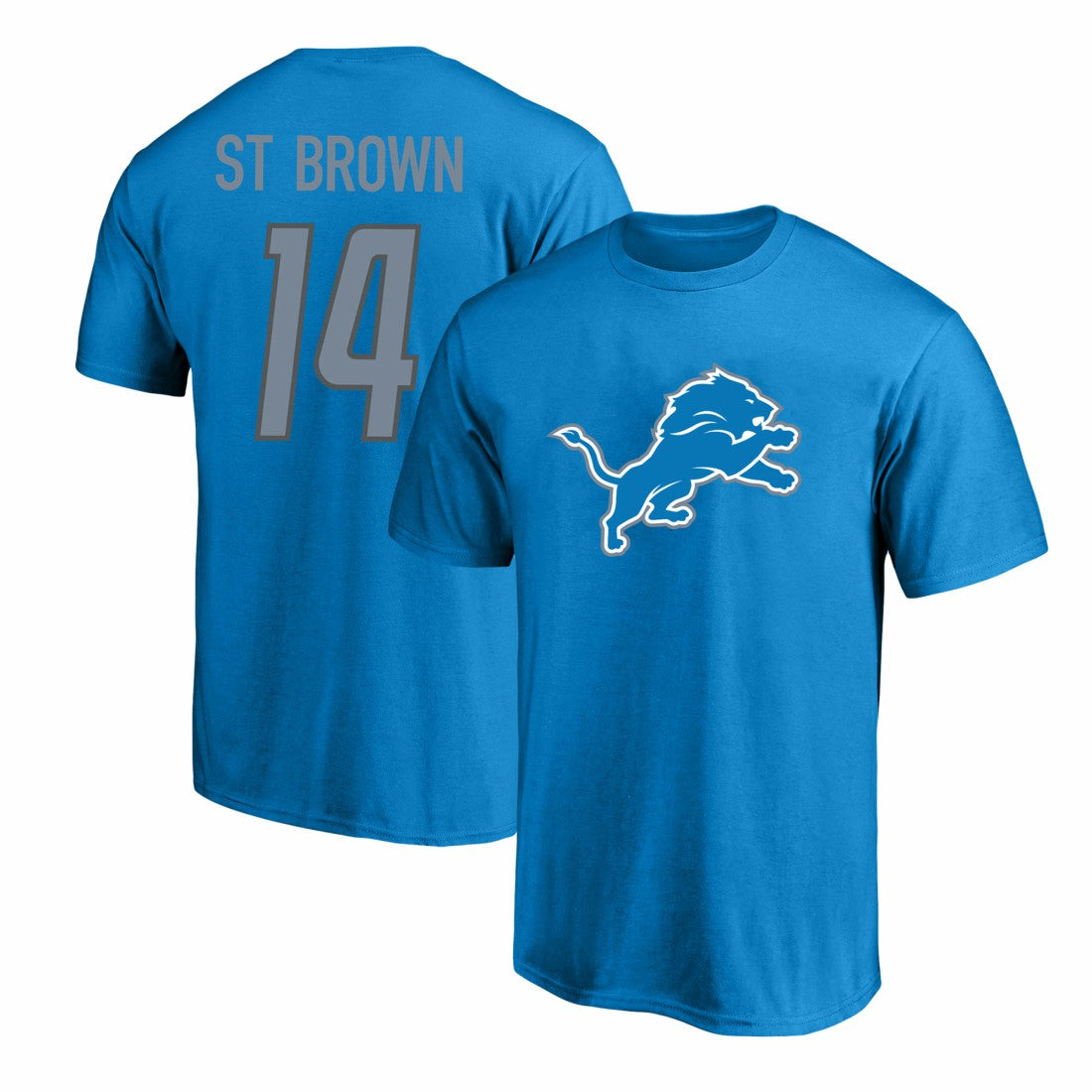 Detroit Lions Fanatics Amon-Ra St. Brown  Big & Tall Player Name & Number T-Shirt