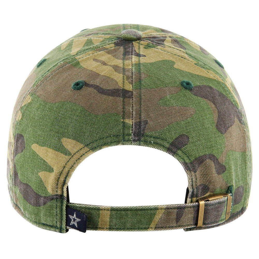 Dallas Cowboys 47 brand '47 Woodland Clean Up Adjustable Hat