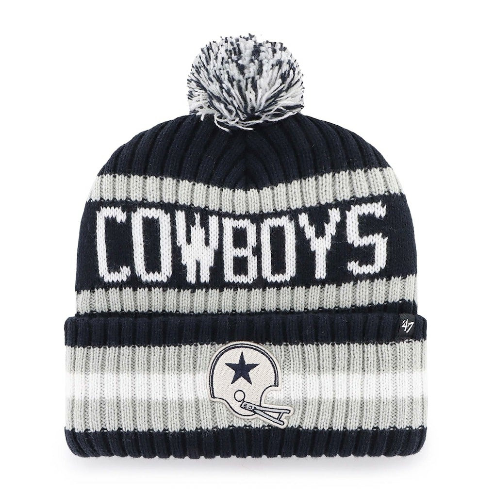 Dallas Cowboys 47 brand '47 Bering Cuffed Knit Hat with Pom