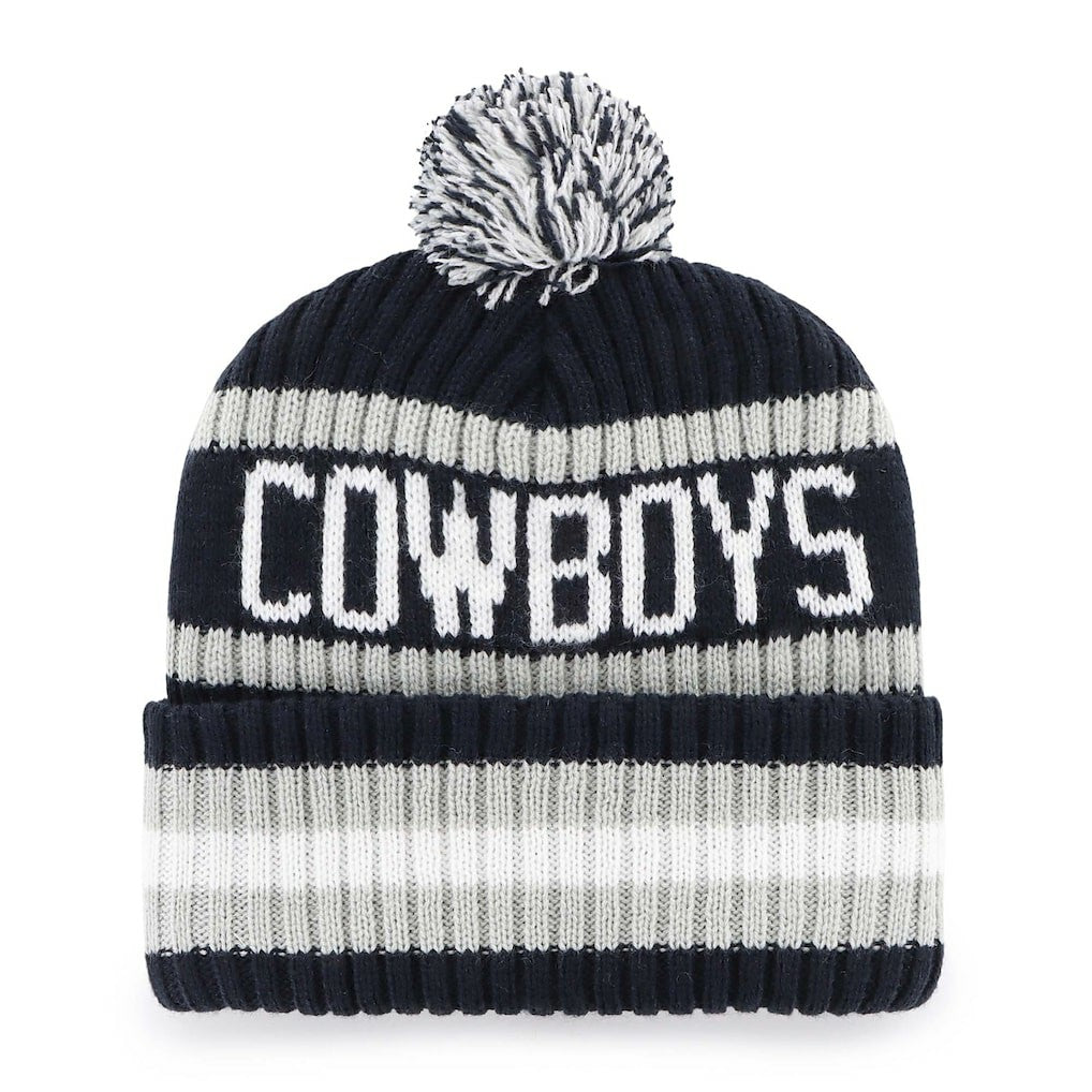 Dallas Cowboys 47 brand '47 Bering Cuffed Knit Hat with Pom