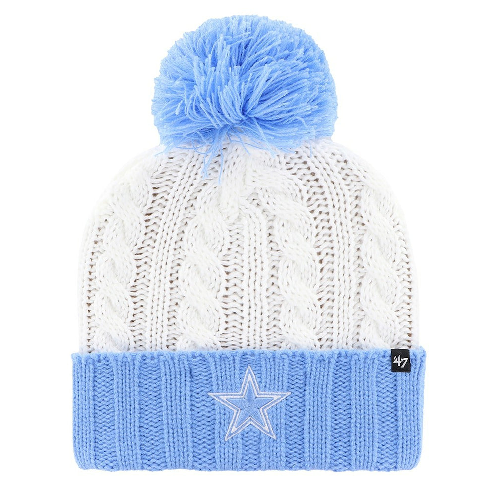 Dallas Cowboys 47 brand '47 Women's Luminance Cuffed Knit Hat with Pom