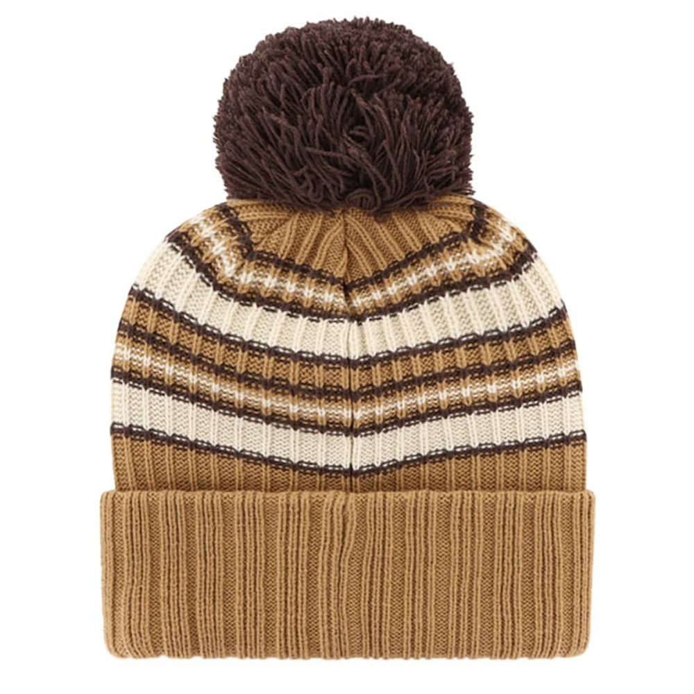 Dallas Cowboys 47 brand '47 Women's Espresso Cuffed Knit Hat with Pom