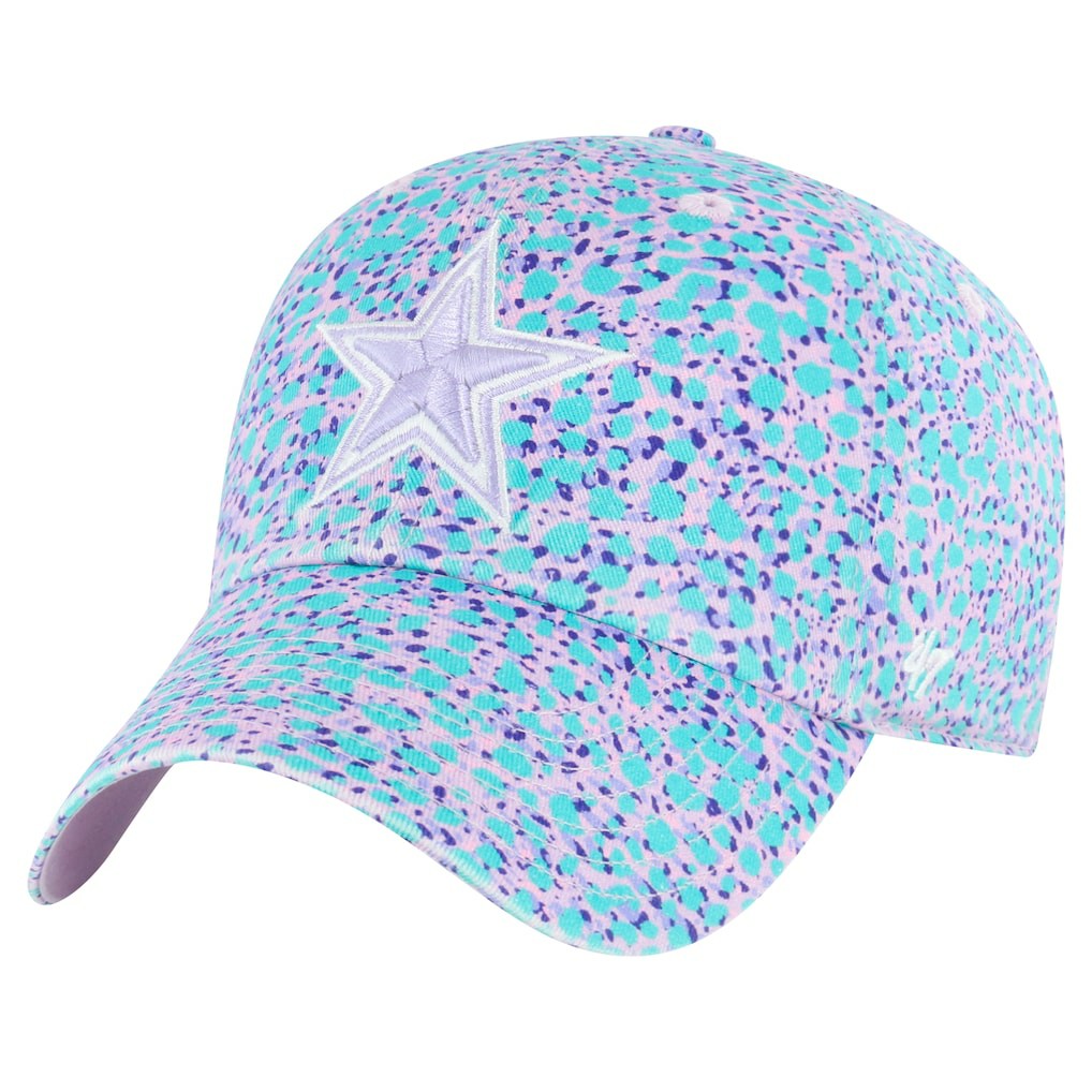 Dallas Cowboys 47 brand '47 Girls Youth Cosmic Burst Clean Up Adjustable Hat