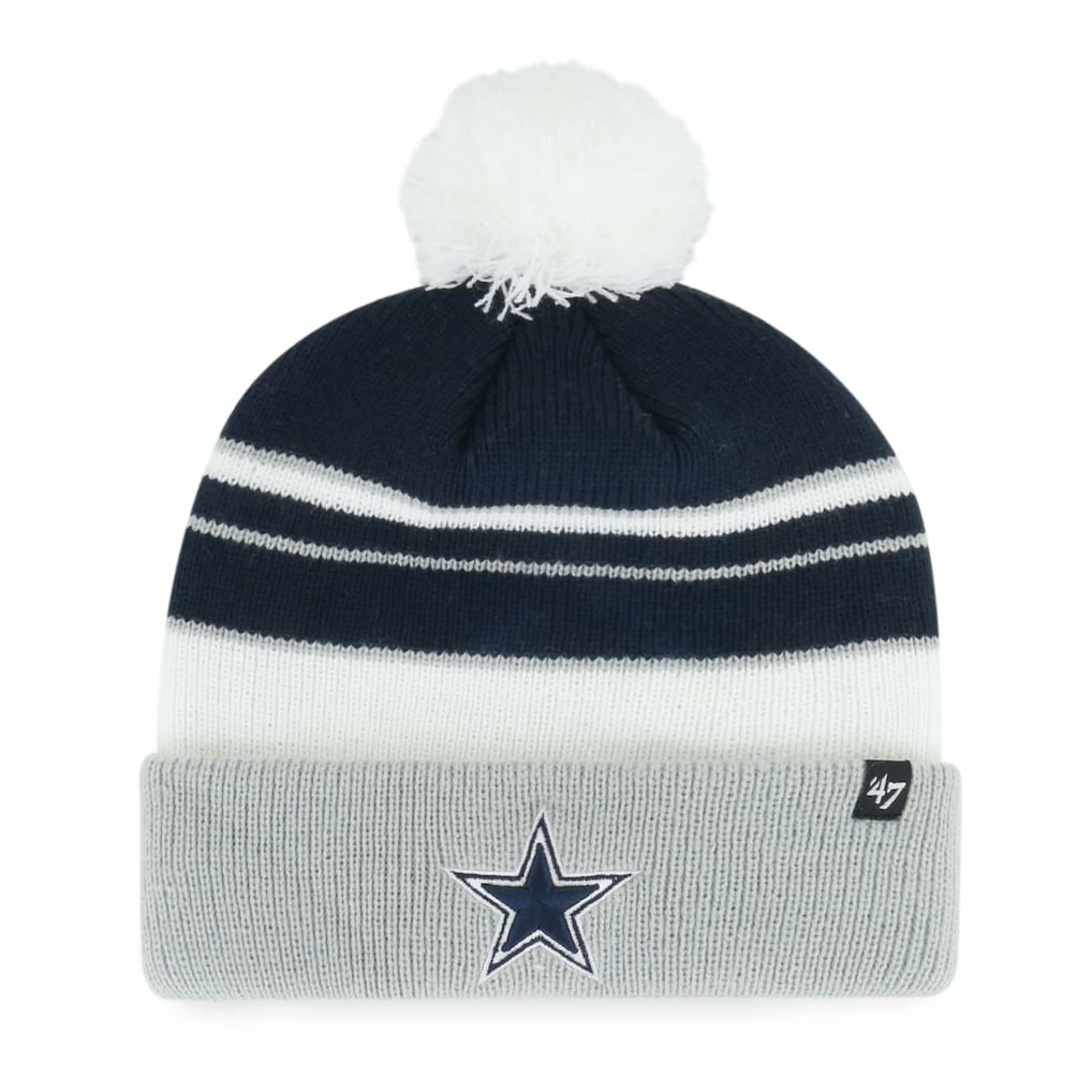 Dallas Cowboys 47 brand '47 Youth Peewee Cuffed Knit Hat with Pom