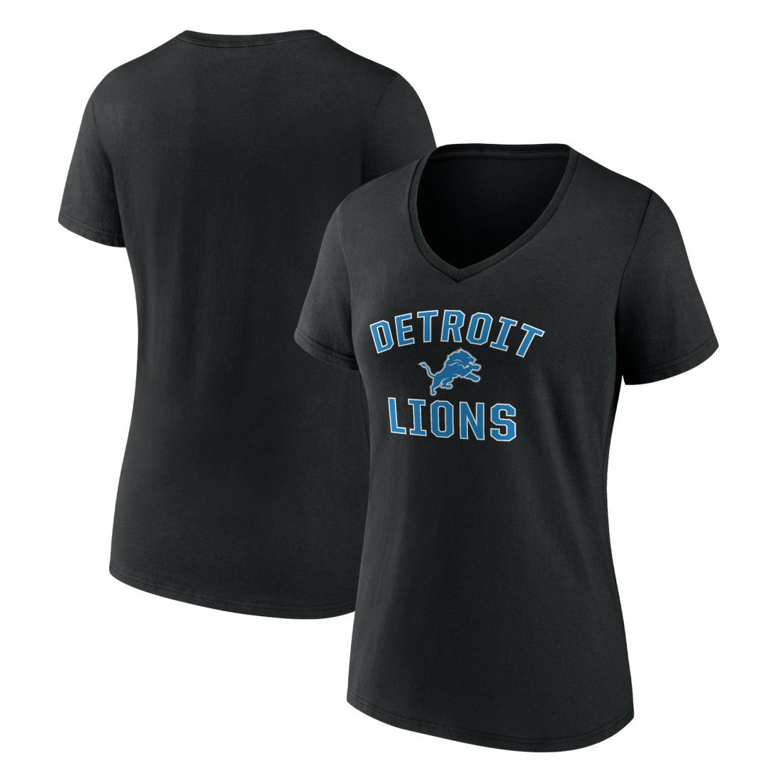 Detroit Lions  Women's Victory Arch V-Neck T-Shirt