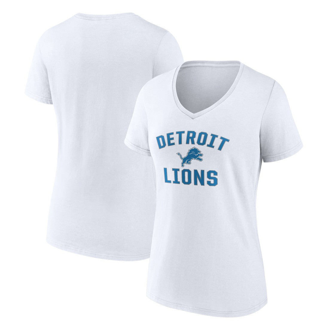 Detroit Lions  Women's Victory Arch V-Neck T-Shirt