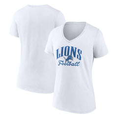 Detroit Lions  Women's Victory Script V-Neck T-Shirt