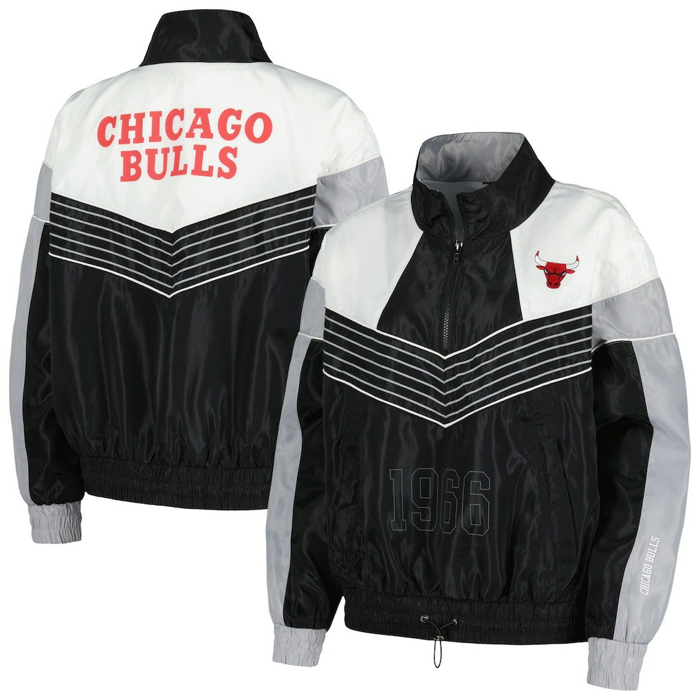 Chicago Bulls The Wild Collective Women's Courtside Half-Zip Track Jacket On Sale