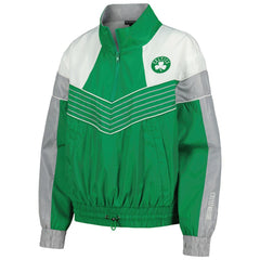 Boston Celtics The Wild Collective Women's Courtside Half-Zip Track Jacket For Sale