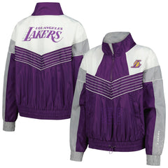 Los Angeles Lakers The Wild Collective Women's Courtside Half-Zip Track Jacket On Sale