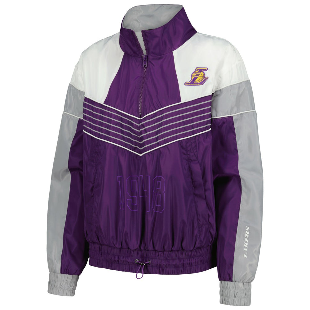 Los Angeles Lakers The Wild Collective Women's Courtside Half-Zip Track Jacket On Sale