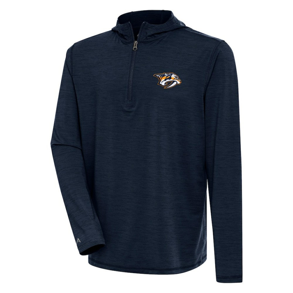 Nashville Predators Antigua Tidy Quarter-Zip Pullover Hoodie Discount
