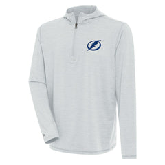 Tampa Bay Lightning Antigua Tidy Quarter-Zip Pullover Hoodie Outlet