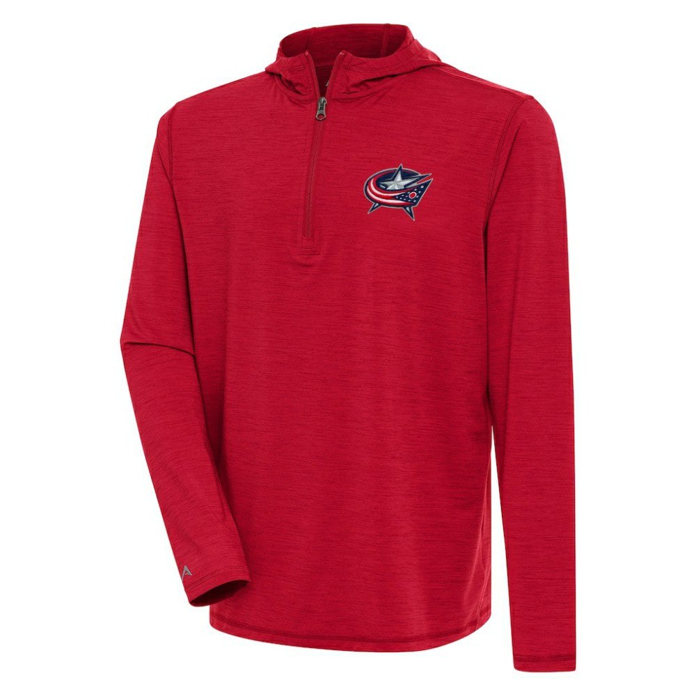 Columbus Blue Jackets Antigua Tidy Quarter-Zip Pullover Hoodie Online