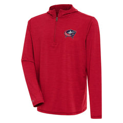Columbus Blue Jackets Antigua Tidy Quarter-Zip Pullover Hoodie Online