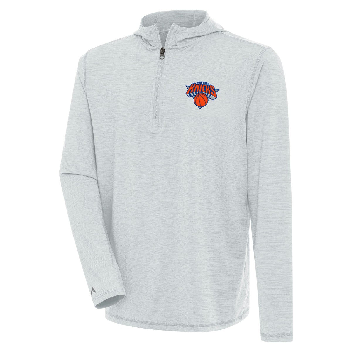 New York Knicks Antigua Tidy Quarter-Zip Lightweight Pullover Top For Sale