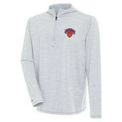New York Knicks Antigua Tidy Quarter-Zip Lightweight Pullover Top For Sale