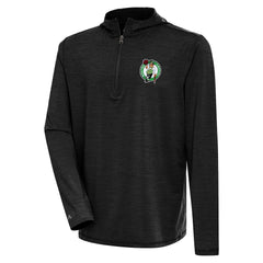 Boston Celtics Antigua Tidy Quarter-Zip Lightweight Pullover Top On Sale