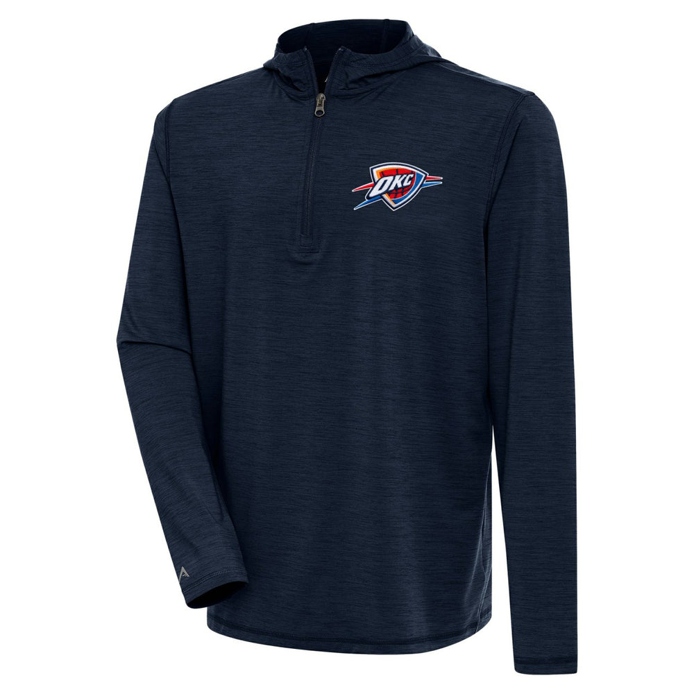 Oklahoma City Thunder Antigua Tidy Quarter-Zip Lightweight Pullover Top For Sale