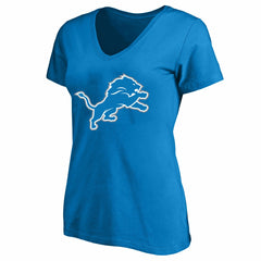 Detroit Lions Fanatics Amon-Ra St. Brown  Women's Plus Size Name & Number V-Neck T-Shirt