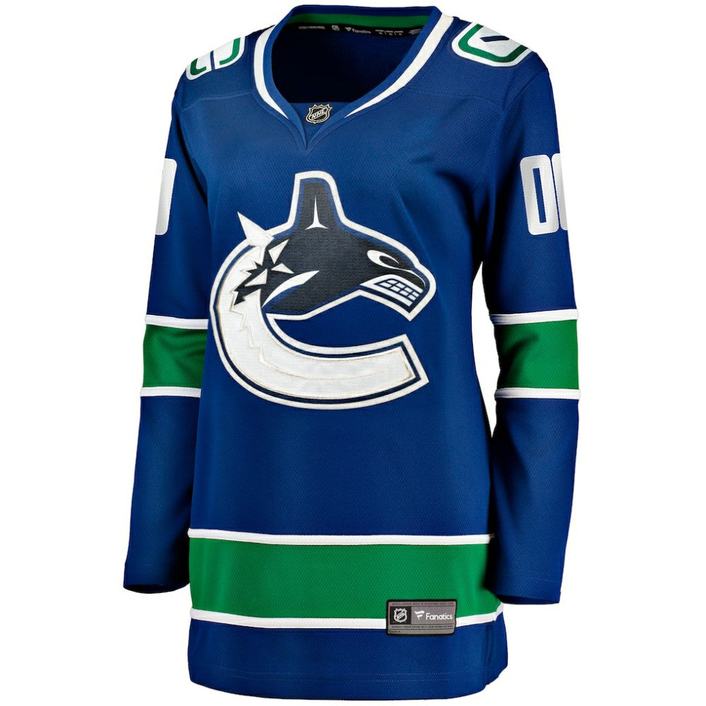 Vancouver Canucks Fanatics Women's Breakaway Custom Jersey Online