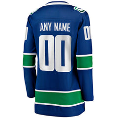 Vancouver Canucks Fanatics Women's Breakaway Custom Jersey Online