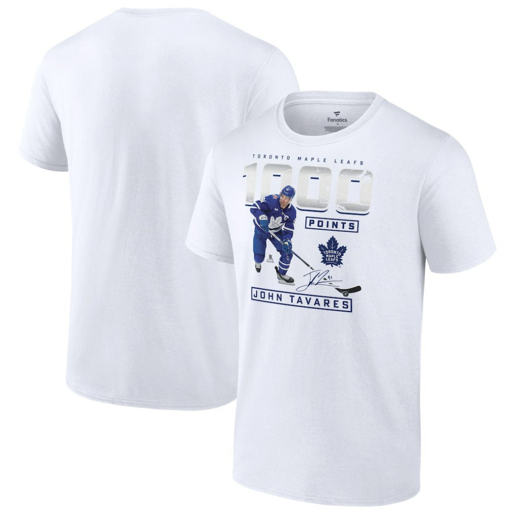 John Tavares Toronto Maple Leafs 1,000 Career Points T-Shirt Outlet