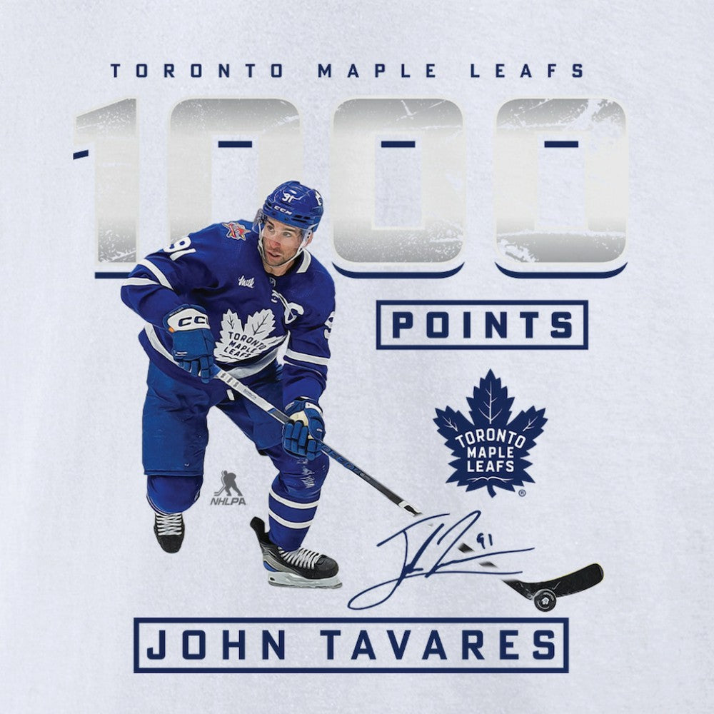 John Tavares Toronto Maple Leafs 1,000 Career Points T-Shirt Outlet