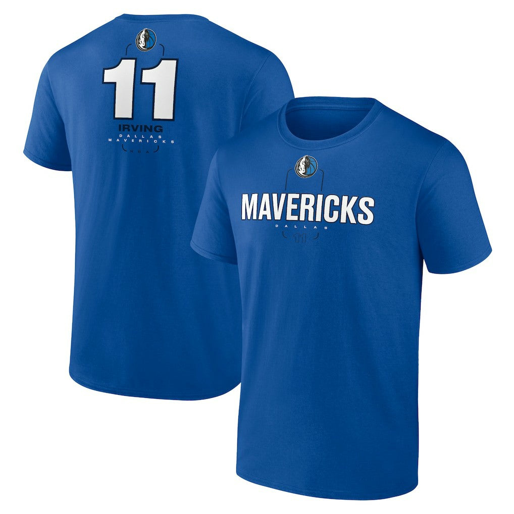 Kyrie Irving Dallas Mavericks Behind The Back Name & Number T-Shirt sale Outlet