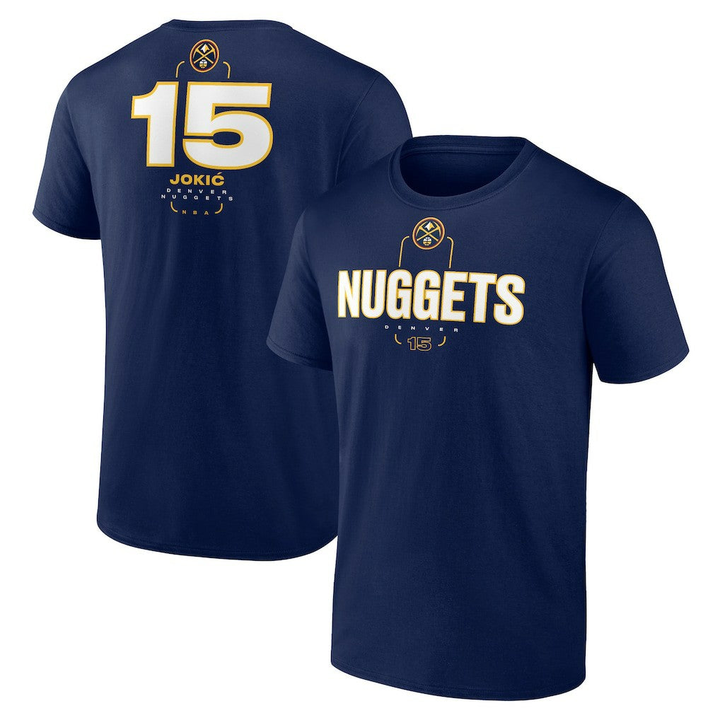 Nikola Jokic Denver Nuggets Behind The Back Name & Number T-Shirt sale New