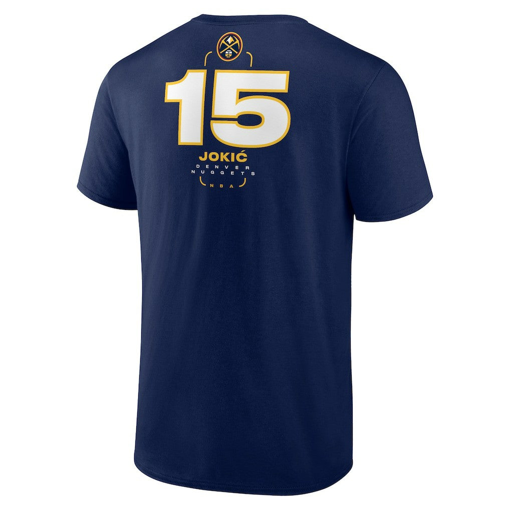Nikola Jokic Denver Nuggets Behind The Back Name & Number T-Shirt sale New