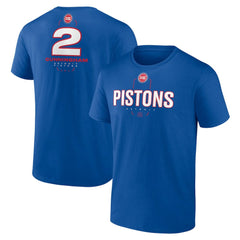 Cade Cunningham Detroit Pistons Behind The Back Name & Number T-Shirt sale Discount