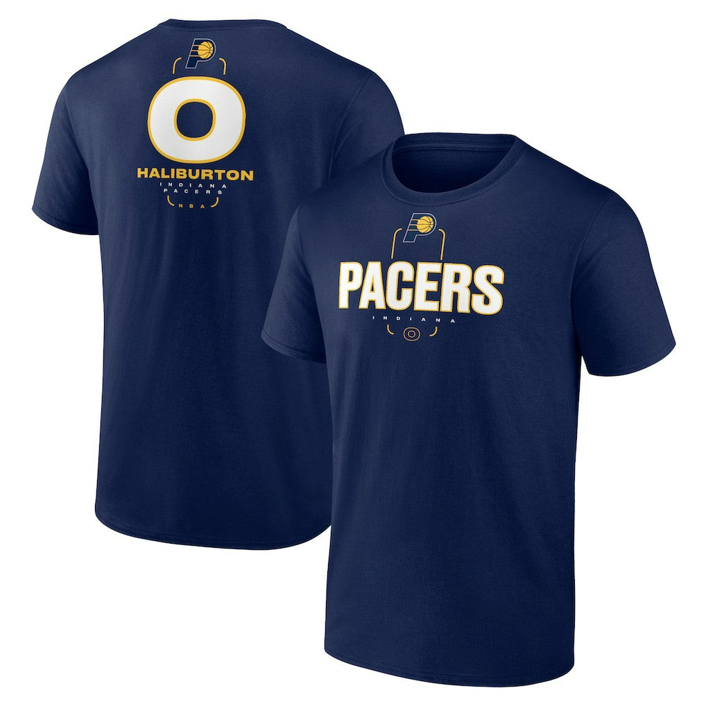 Tyrese Haliburton Indiana Pacers Behind The Back Name & Number T-Shirt Discount