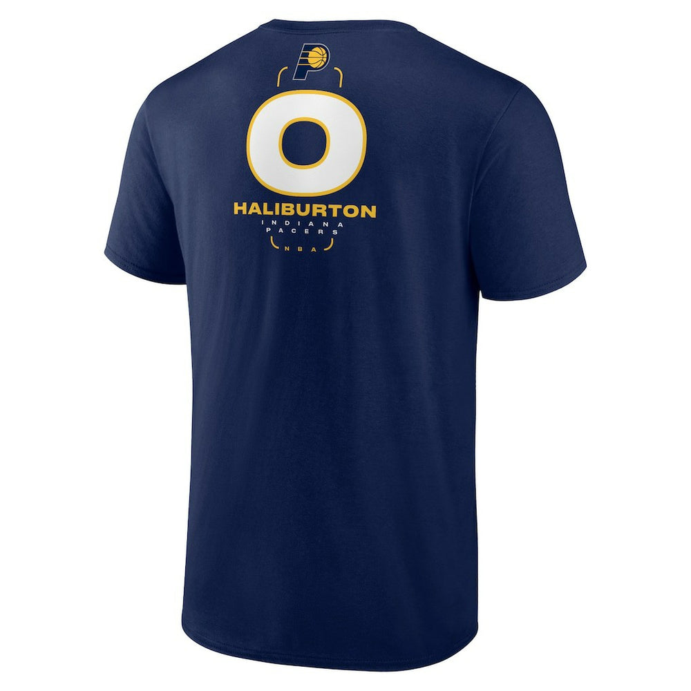 Tyrese Haliburton Indiana Pacers Behind The Back Name & Number T-Shirt Discount