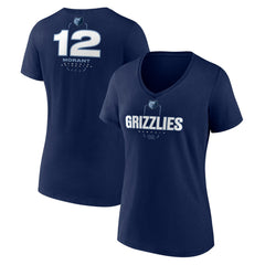 Ja Morant Memphis Grizzlies Women's Behind The Back Name & Number V-Neck T-Shirt For Sale