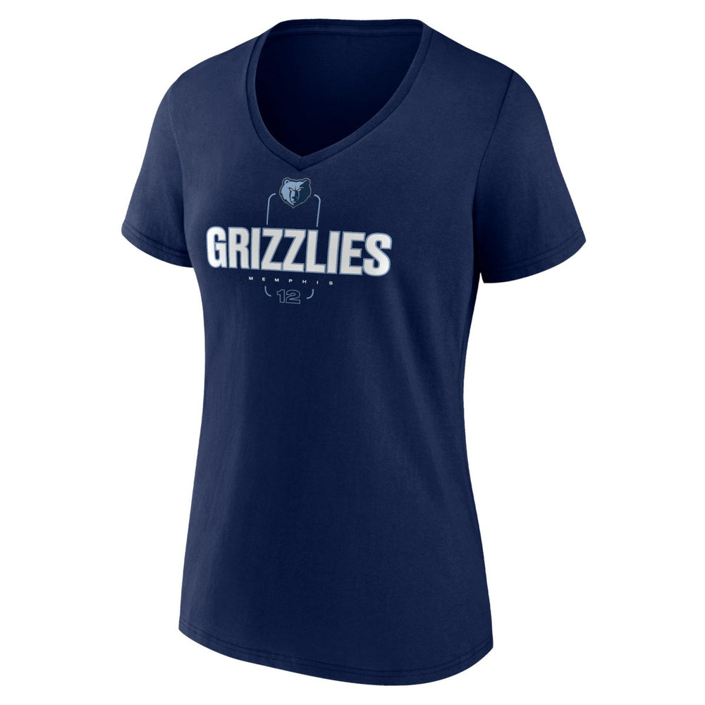 Ja Morant Memphis Grizzlies Women's Behind The Back Name & Number V-Neck T-Shirt For Sale