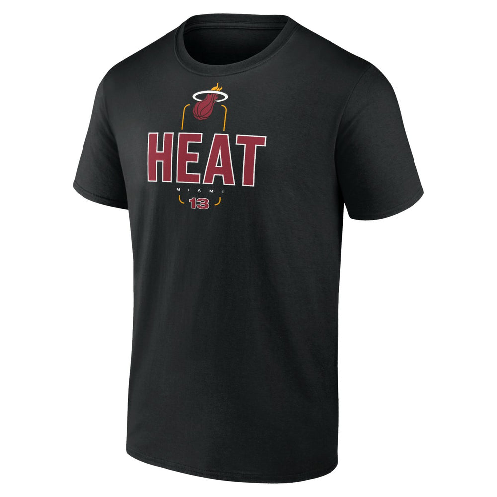 Bam Adebayo Miami Heat Behind The Back Name & Number T-Shirt Discount