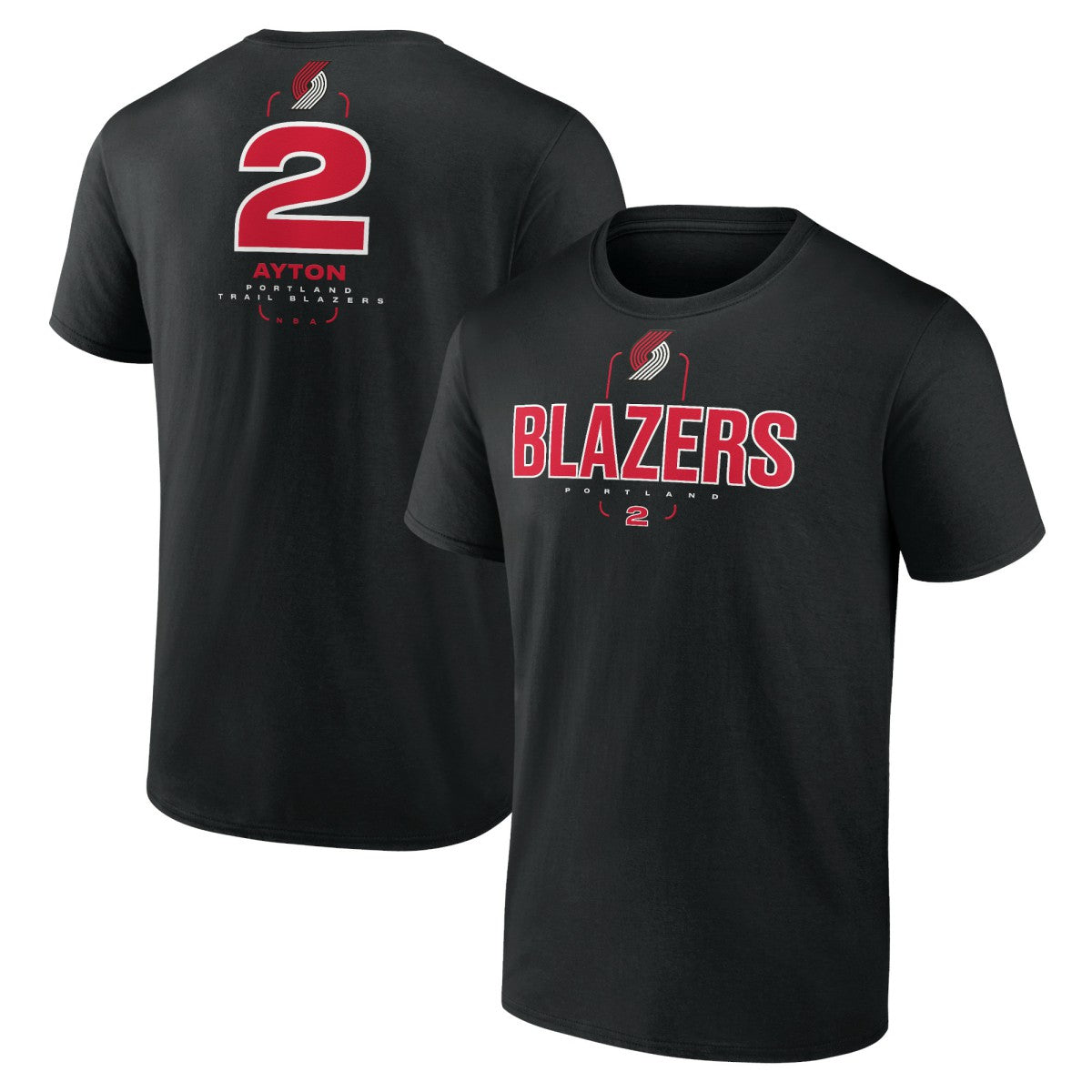 Deandre Ayton Portland Trail Blazers Behind The Back Name & Number T-Shirt Online