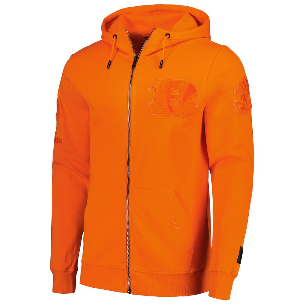 Cincinnati Bengals  Pro Standard Triple Tonal Full-Zip Hoodie