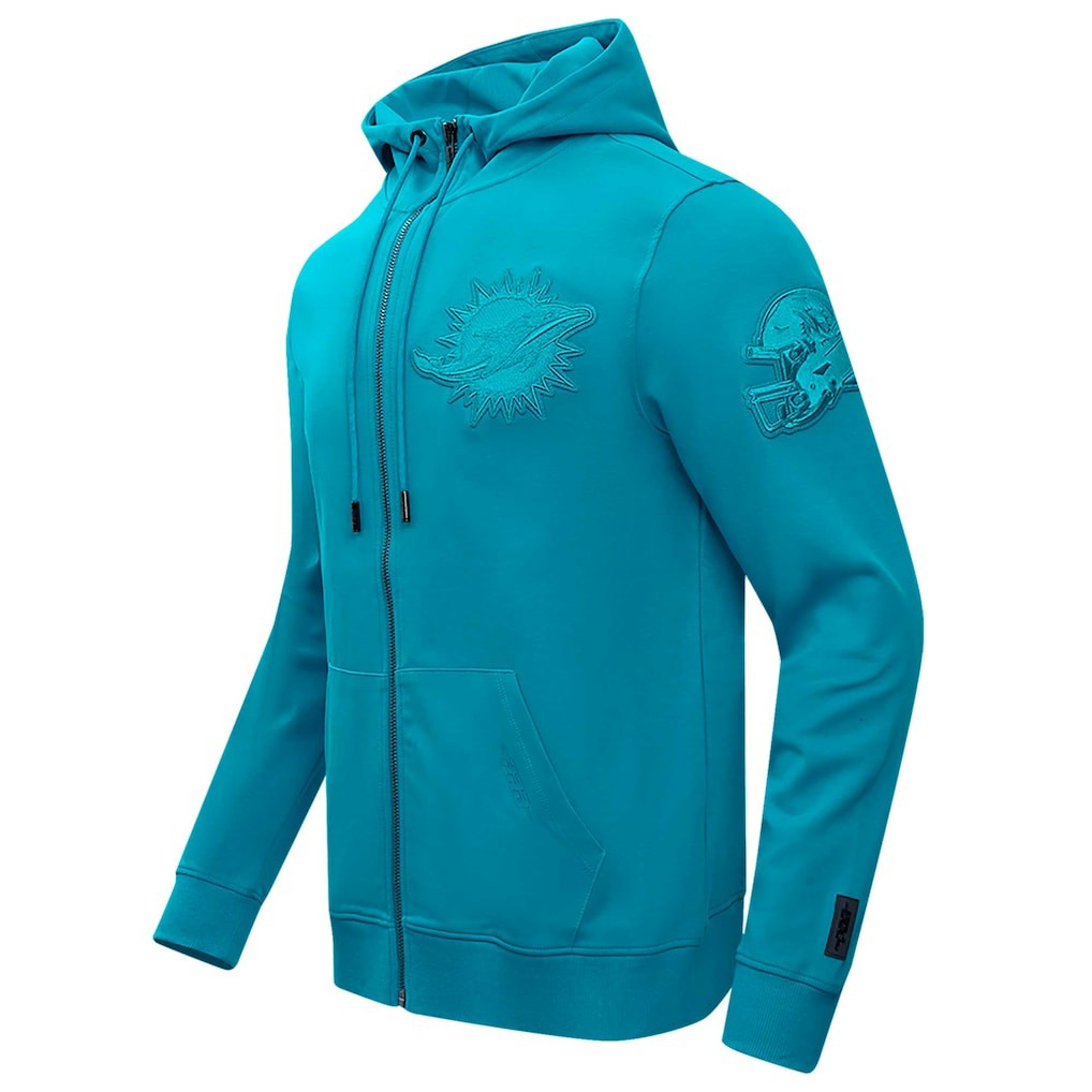 Miami Dolphins  Pro Standard Triple Tonal Full-Zip Hoodie