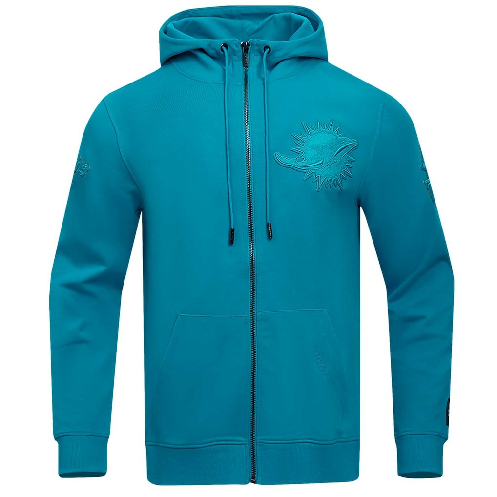 Miami Dolphins  Pro Standard Triple Tonal Full-Zip Hoodie