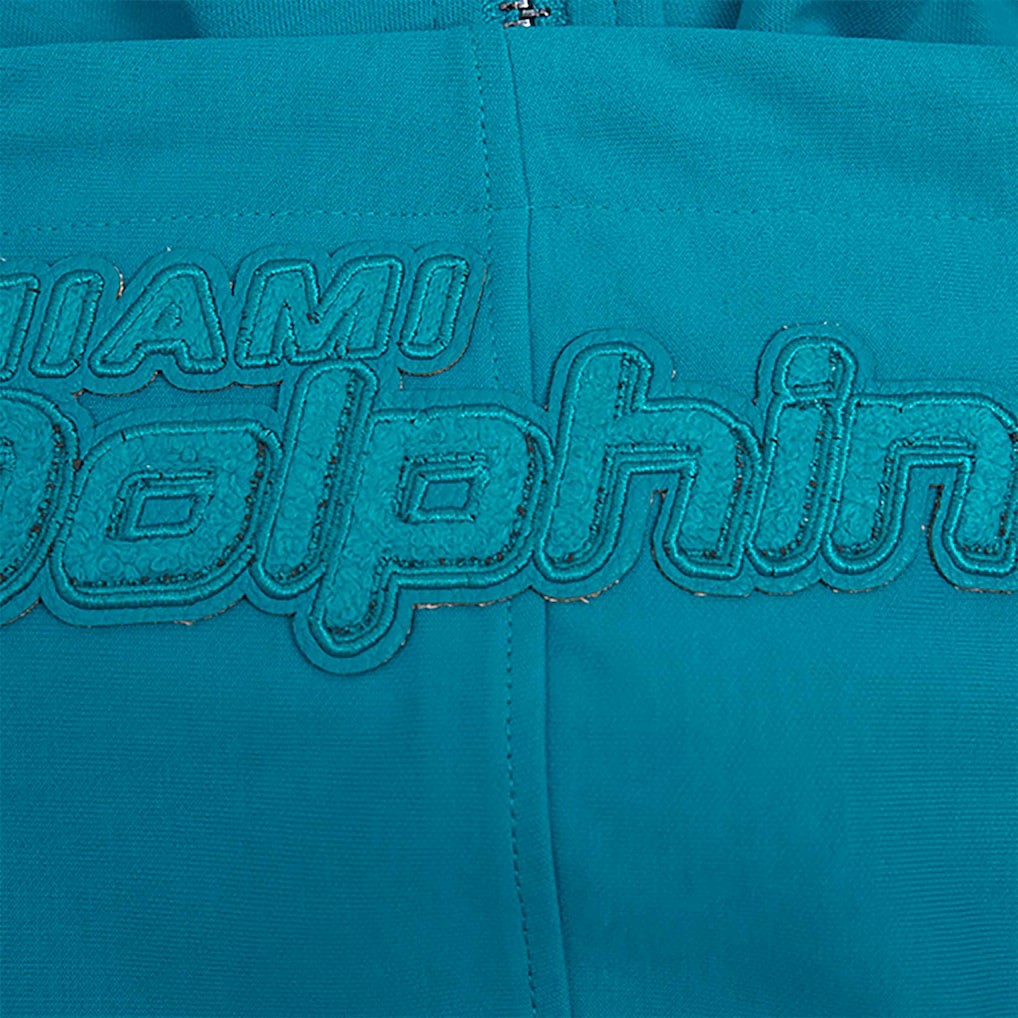 Miami Dolphins  Pro Standard Triple Tonal Full-Zip Hoodie