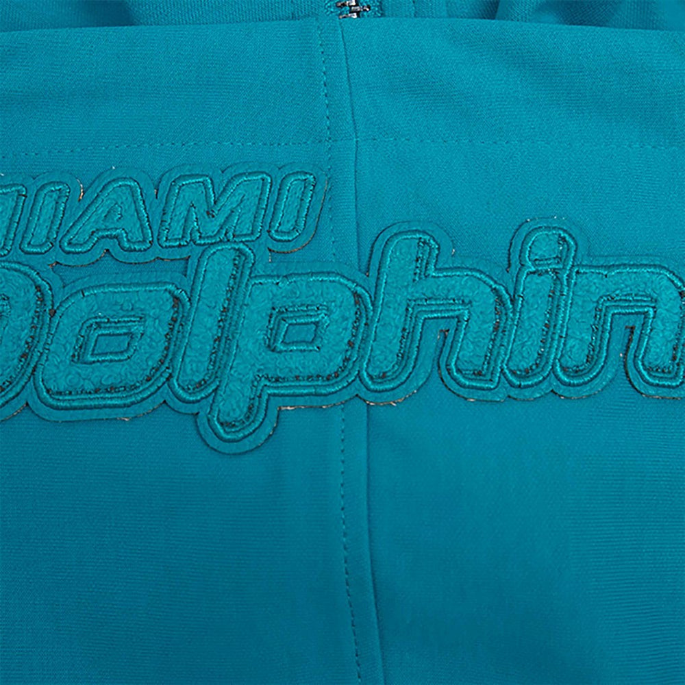 Miami Dolphins  Pro Standard Triple Tonal Full-Zip Hoodie