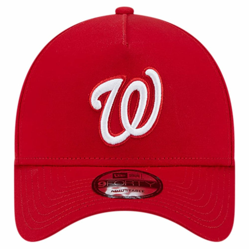 Washington Nationals New Era Team Color A-Frame 9FORTY Adjustable Hat | MLB Discount