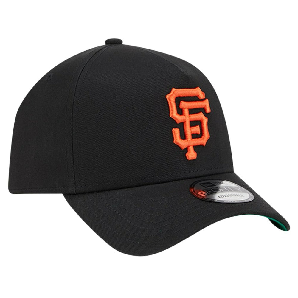 San Francisco Giants New Era Team Color A-Frame 9FORTY Adjustable Hat | MLB Online