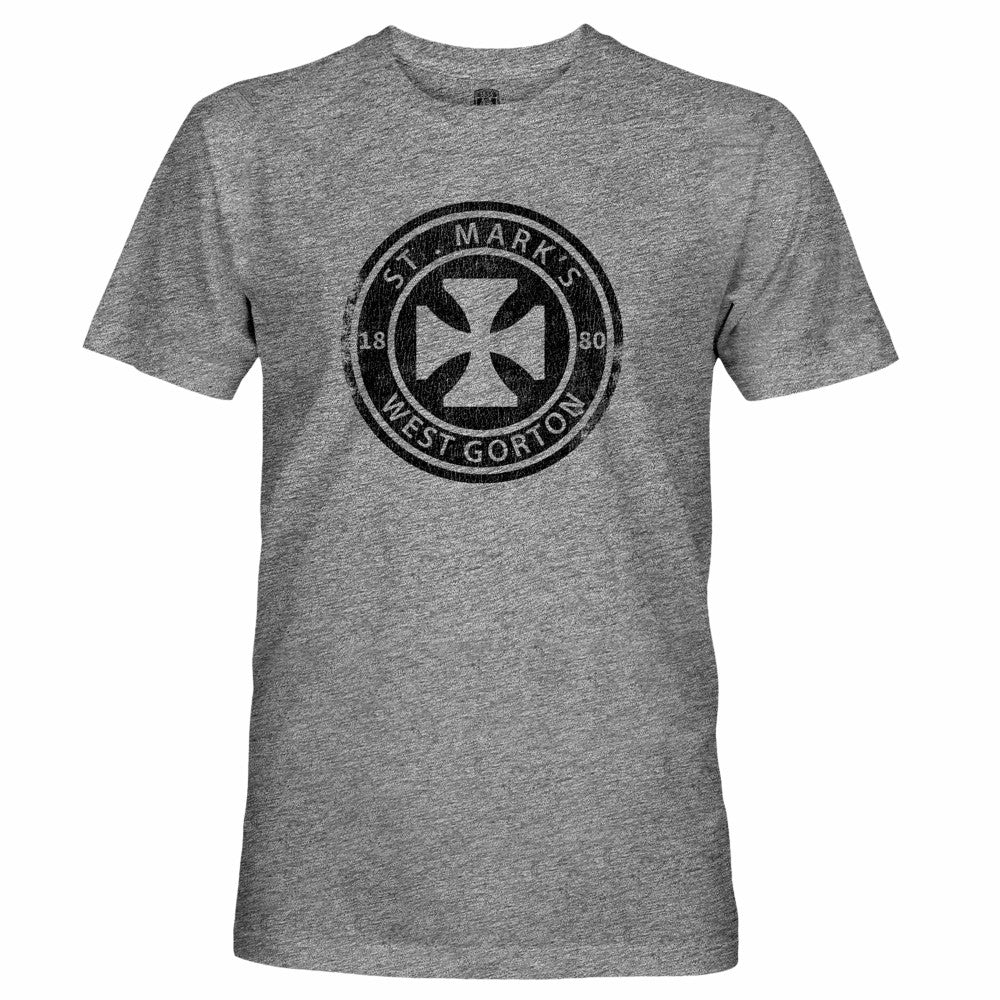 Manchester City 1863FC Retro St. Marks T-Shirt Heather Gray