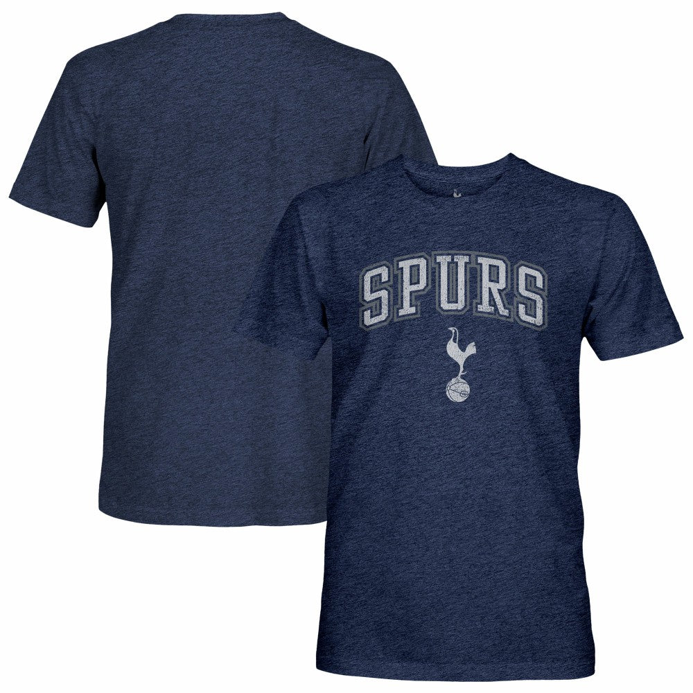 Tottenham Hotspur 1863FC Wordmark Twisted Tri-Blend Slub T-Shirt Heather Navy