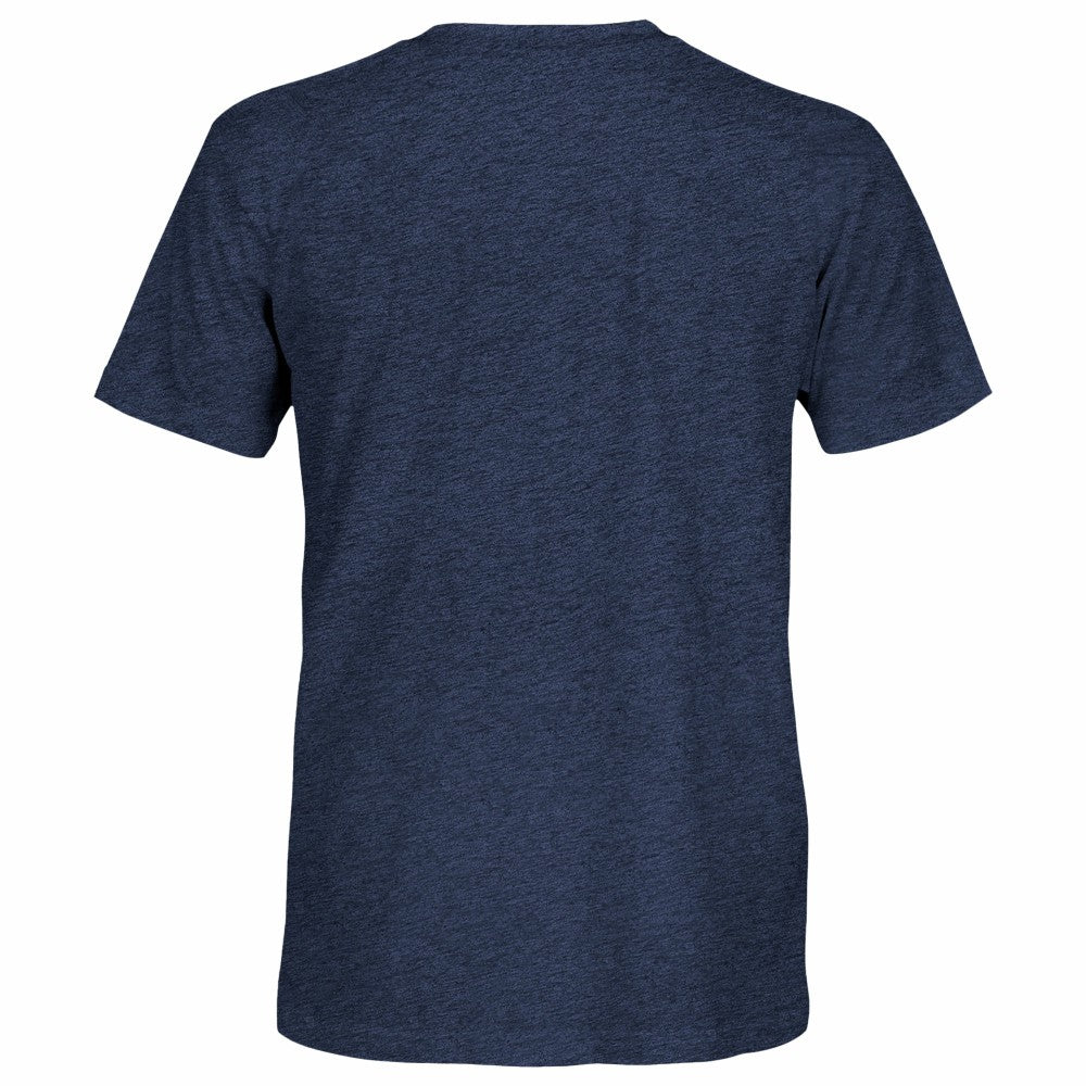 Tottenham Hotspur 1863FC Mono Crest Twisted Tri-Blend Slub T-Shirt Heather Navy